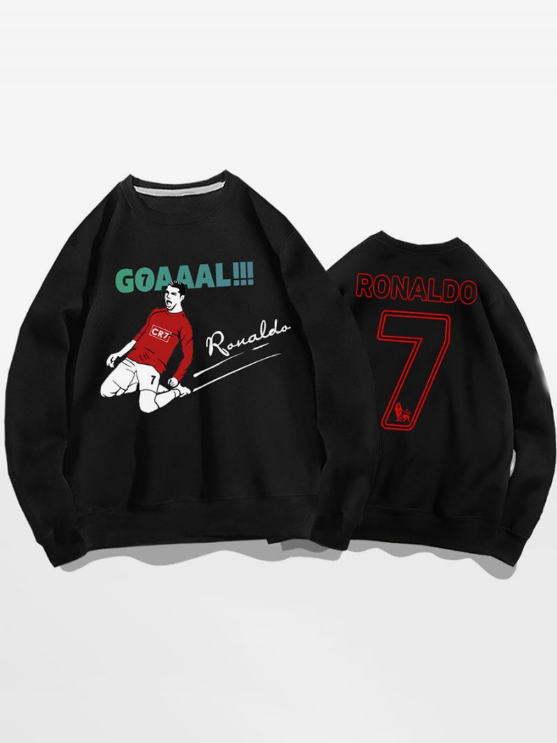 Ronaldo Sweatshirt Herren-oberteil Für Erwachsene