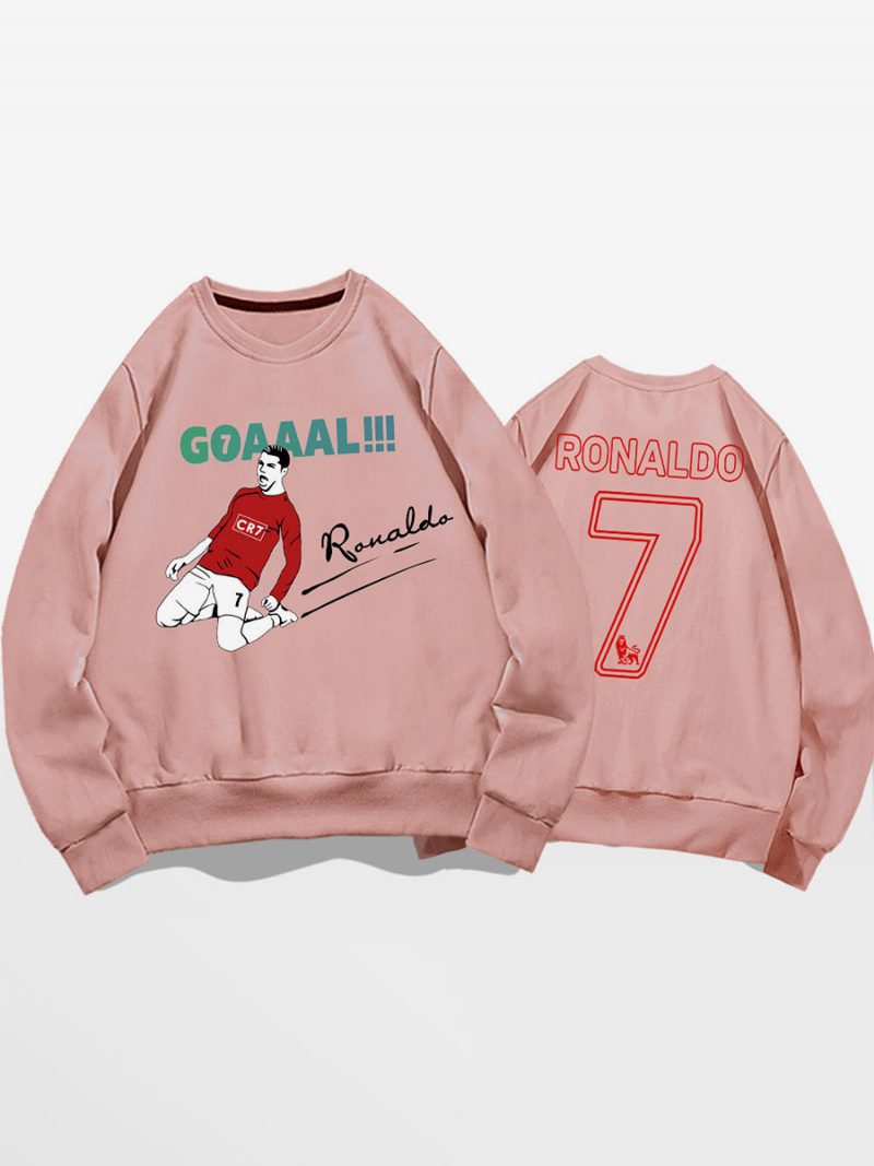 Ronaldo Sweatshirt Herren-oberteil Für Erwachsene - Rosa