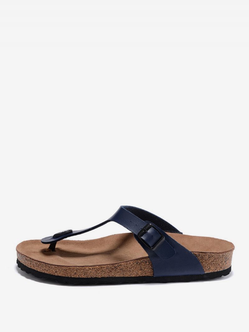 Herren-sandalen Slip-on-hausschuhe Flache Sandalen - Blau