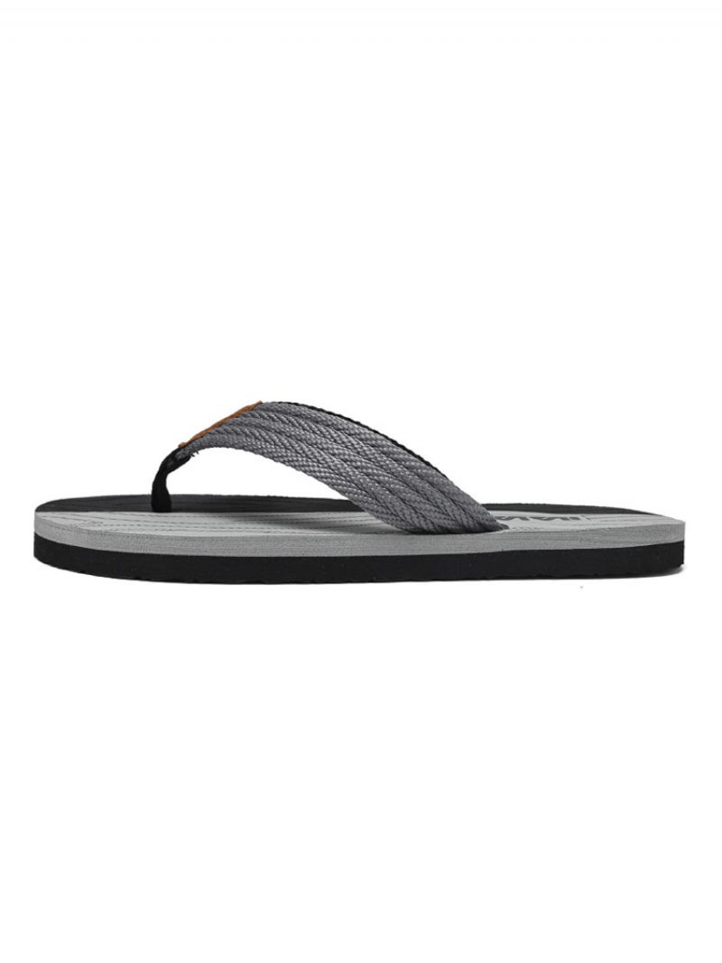 Herren-sandalen Zum Hineinschlüpfen Pvc-obermaterial Eva-sohle - Grau