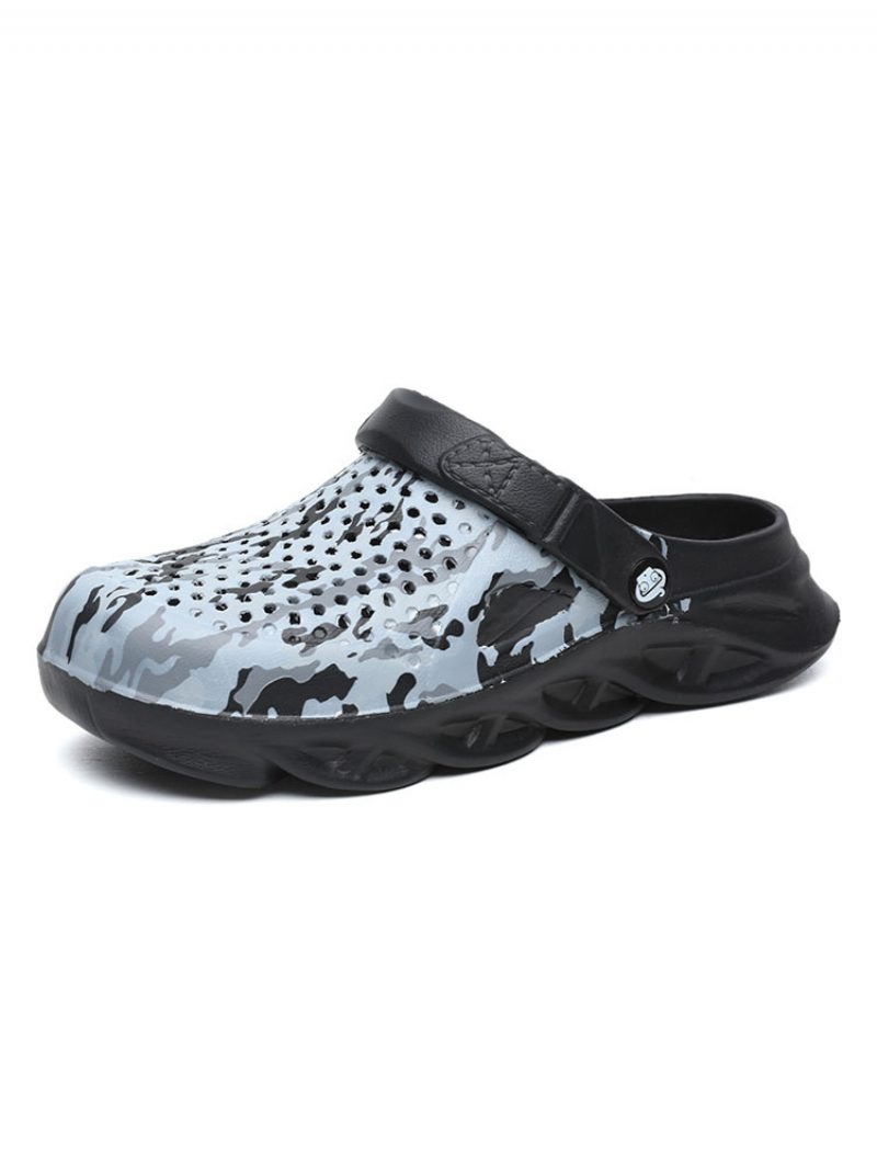 Sandalen Für Herren Slip-on-pvc-obermaterial Eva-sohle