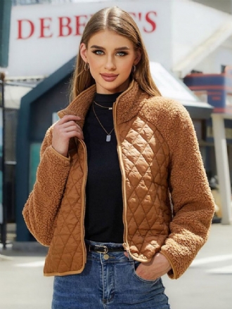 Steppjacke Stehkragen Lange Ärmel Herbst-winter-oberbekleidung Für Damen