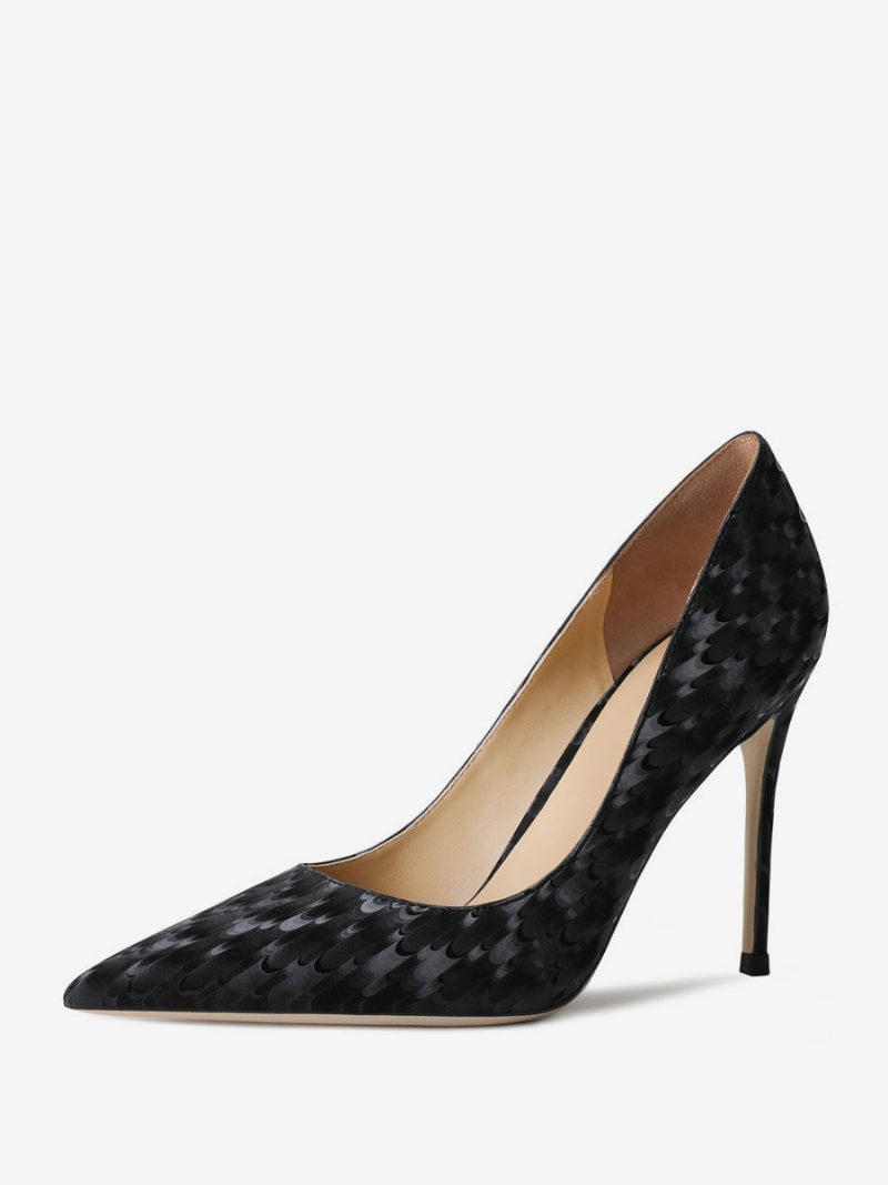 Damen High Heels Print Pumps Stiletto-absatz Kleid