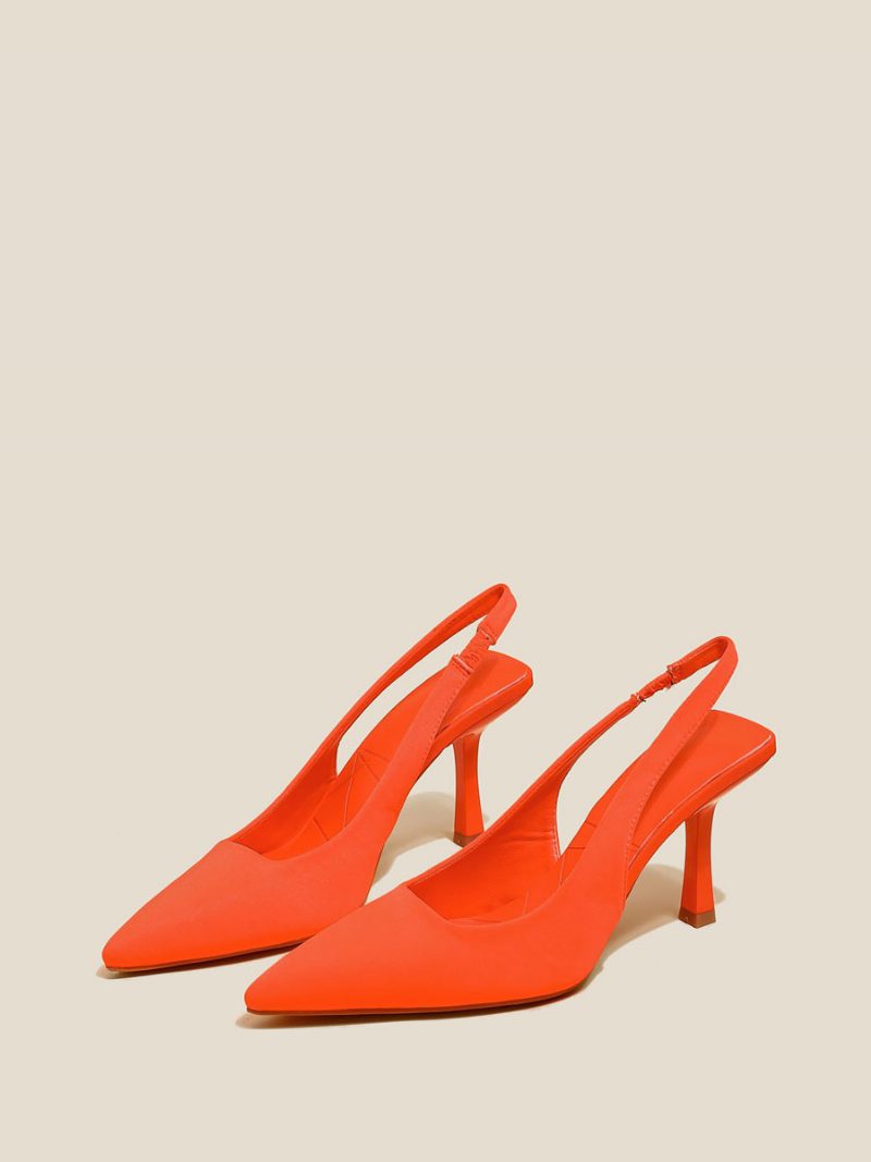 Damen High Heels Stiletto-absatz Polyester-pumps - Orange