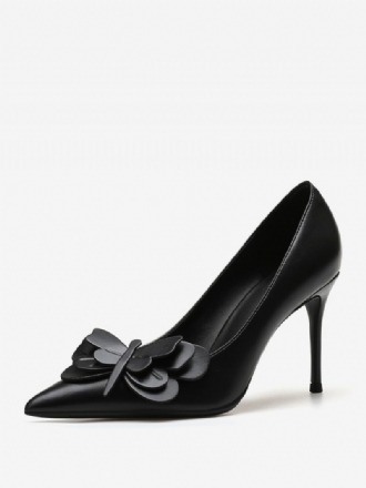 Damen-pumps Mit Stiletto-absatz Und Pu-leder