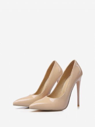 Damen-stiletto-high-heels Mit Spitzer Zehenpartie Klassische Pumps Gelb