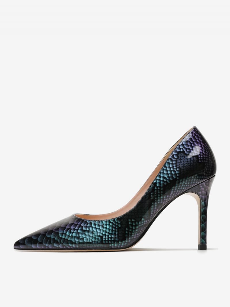 Formale Abendpumps Für Damen Mit Spitzer Zehenpartie Und Stilettoabsätzen - Python