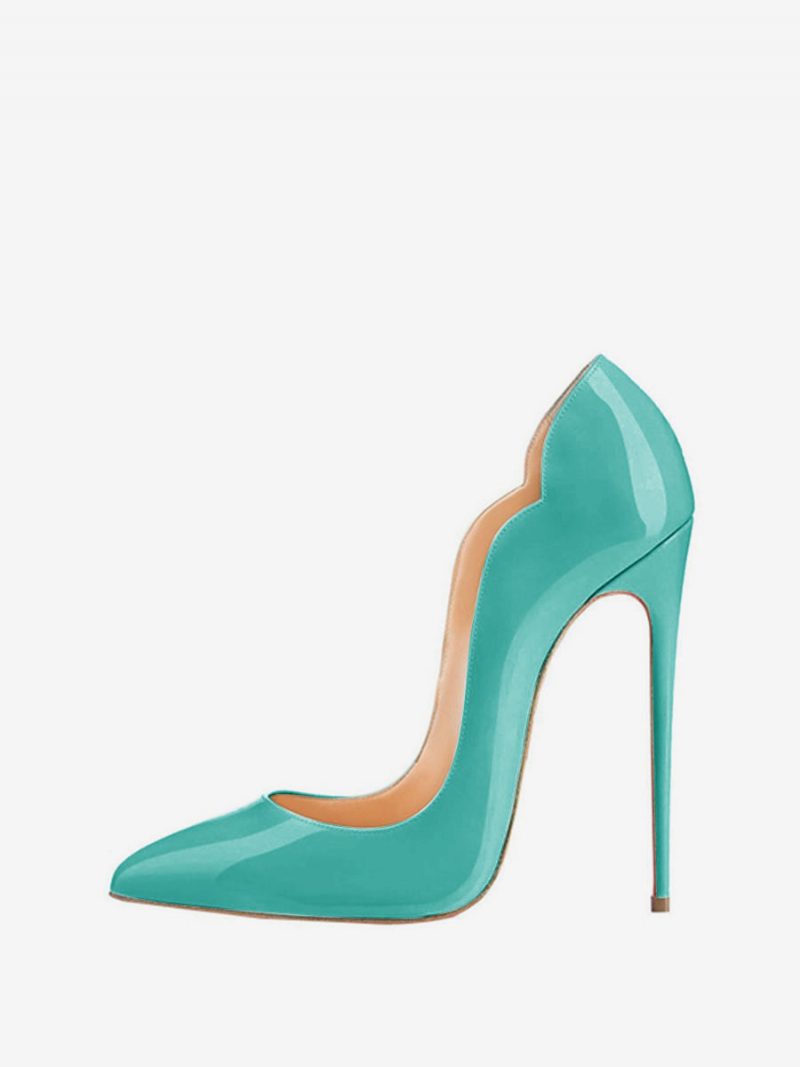 High Heels Spitze Zehen-stiletto-absatz-pumps Für Damen - Helles Himmelblau