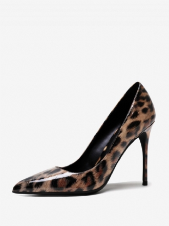 Leoparden-high-heel-pumps Mit Spitzen Zehen Und Stiletto-absätzen Für Damen