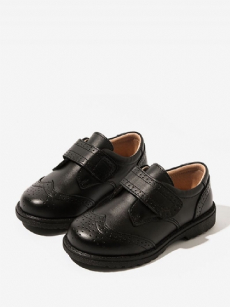 Jungen-loafer-schuhe Schwarze Runde Zehenpartie Formelle Party-schuhe Für Jungen