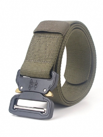 Herrengürtel Nylon Hunter Green Täglicher Freizeitgürtel