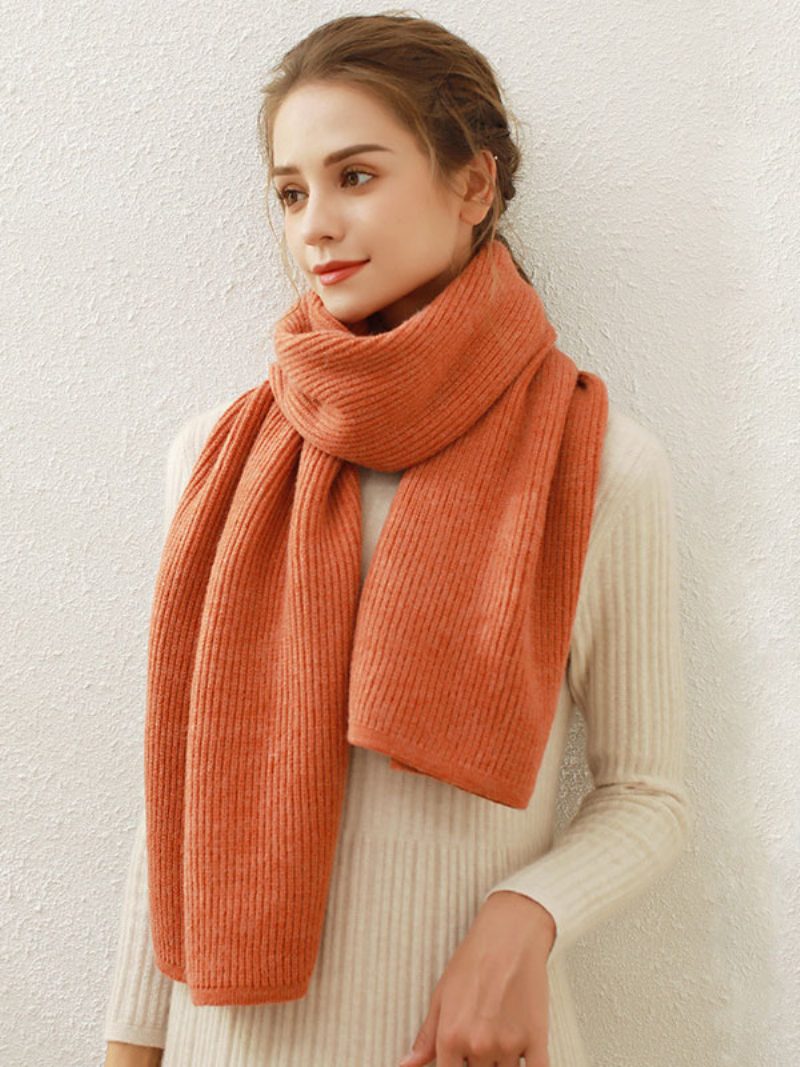 Schal Für Damen Modisch Den Winter Warm Acc - Orange